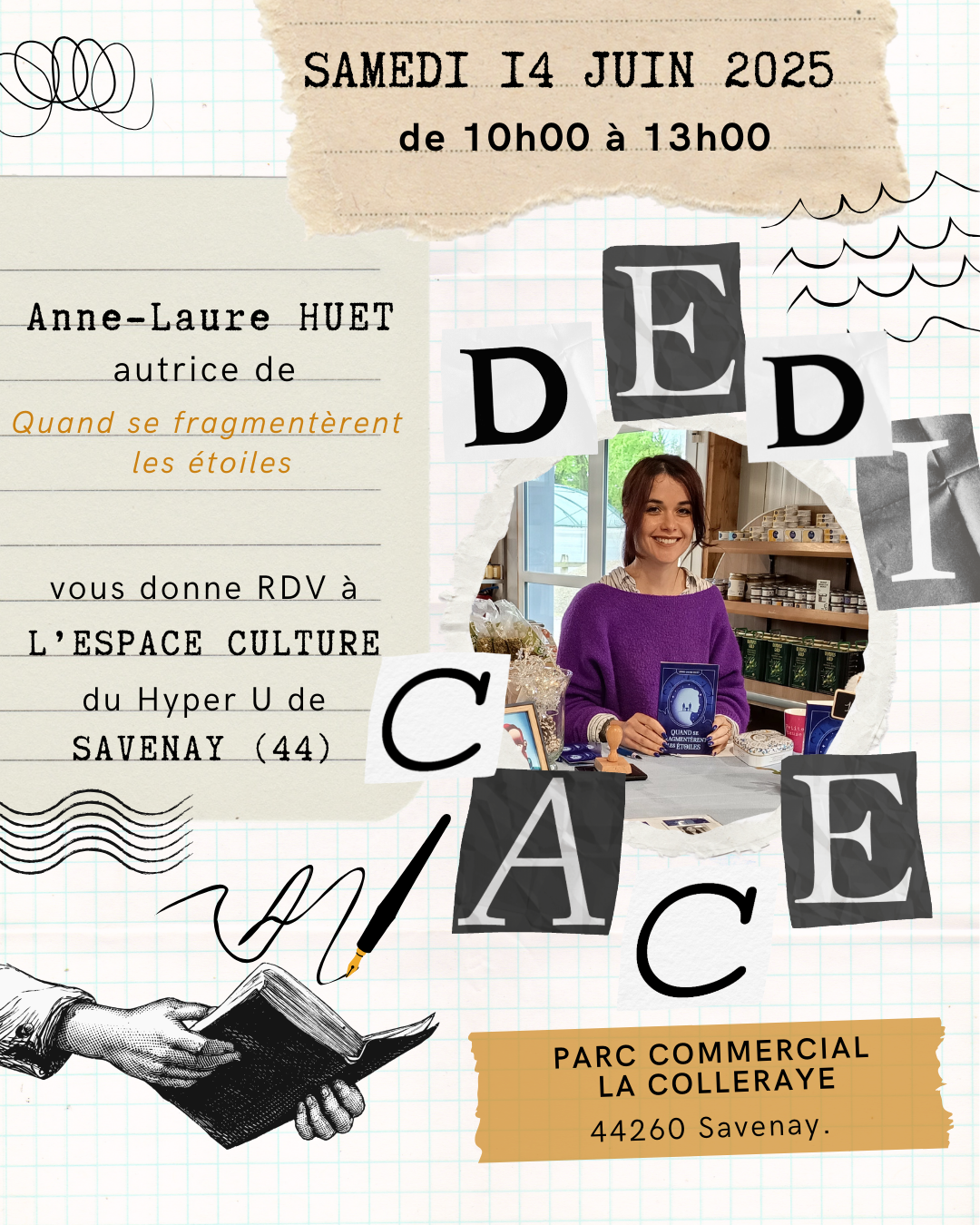 Dédicace Hyper U Savenay